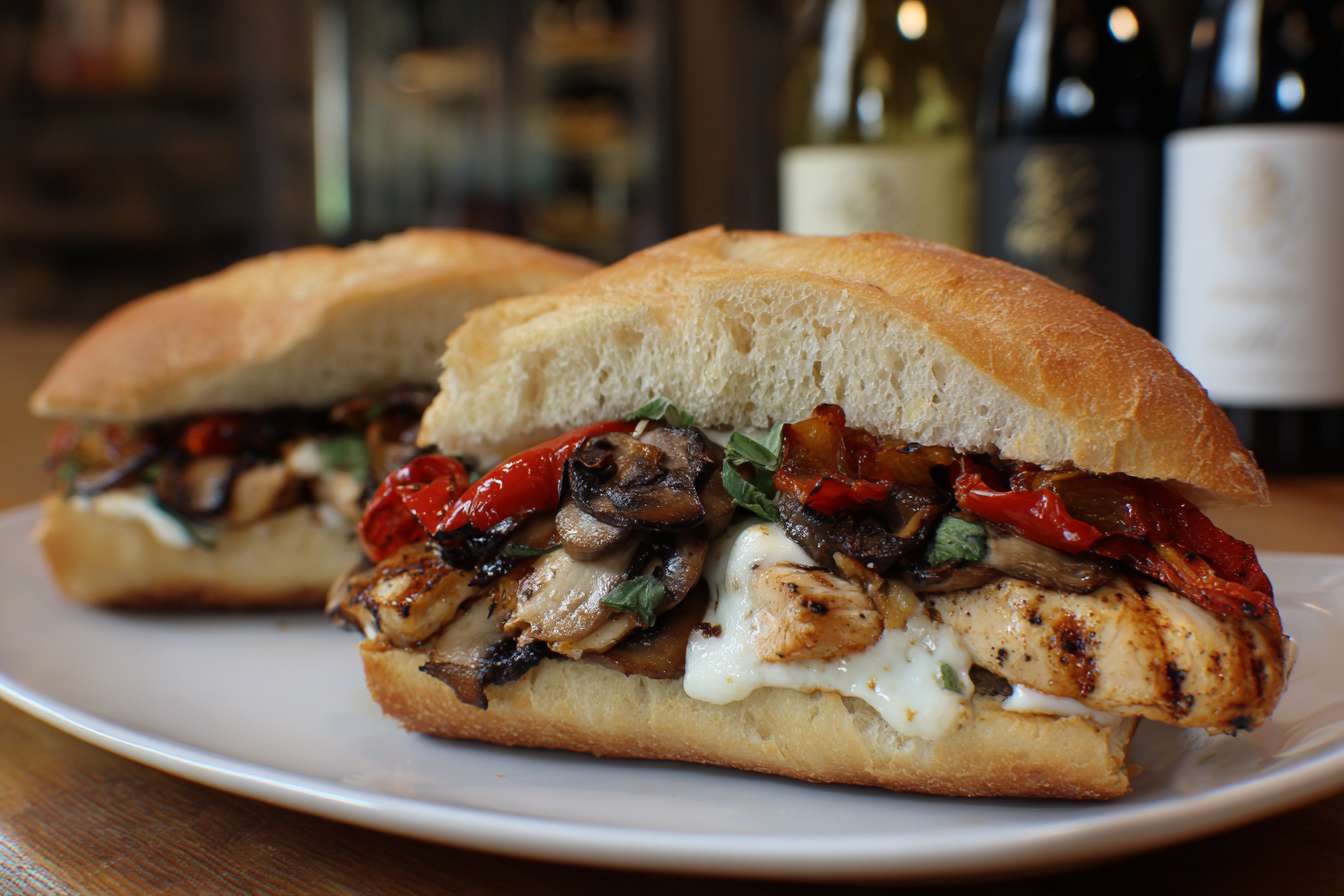 Chicken Mushroom Sandwich