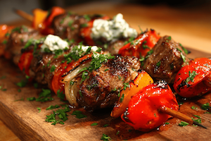Lamb Kebab on Skewers