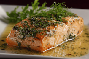 Poached Salmon
